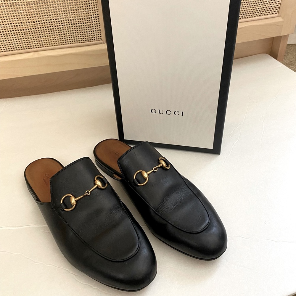 Gucci Princeton Slip-on Mule Loafers. Great Condition. Like new. Worn only 3x.